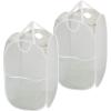 imageSimple Houseware Mesh PopUp Laundry Hamper Basket with Side Pocket BlackGray