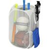 imageSimple Houseware Mesh PopUp Laundry Hamper Basket with Side Pocket BlackGray
