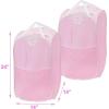 imageSimple Houseware Mesh PopUp Laundry Hamper Basket with Side Pocket BlackPink