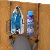 imageSimple Houseware OverTheDoorWallMount Ironing Board Holder ChromeBronze