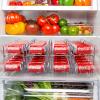 imageSimple Houseware Soda Can Organizer Stackable Rack Dispenser for PantryRefrigerator 4 Pack WhiteChrome