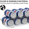 imageSimple Houseware Soda Can Organizer and Dispenser for Refrigerator  Pantry Clear Set of 21 Pack