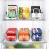 imageSimple Houseware Soda Can Organizer and Dispenser for Refrigerator  Pantry Clear Set of 21 Pack