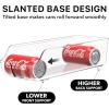 imageSimple Houseware Soda Can Organizer and Dispenser for Refrigerator  Pantry Clear Set of 21 Pack