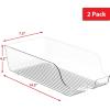 imageSimple Houseware Soda Can Organizer and Dispenser for Refrigerator  Pantry Clear Set of 22 Pack
