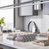 imageSimple Houseware Soda Can Organizer and Dispenser for Refrigerator  Pantry Clear Set of 22 Pack