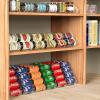 imageSimple Houseware Soda Can Organizer and Dispenser for Refrigerator  Pantry Clear Set of 22 Pack