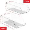 imageSimple Houseware Soda Can Organizer and Dispenser for Refrigerator  Pantry Clear Set of 24 Pack