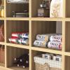 imageSimple Houseware Soda Can Organizer and Dispenser for Refrigerator  Pantry Clear Set of 24 Pack