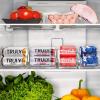 imageSimple Houseware Soda Can Organizer and Dispenser for Refrigerator  Pantry Clear Set of 24 Pack