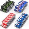 imageSimple Houseware Soda Can Organizer and Dispenser for Refrigerator  Pantry Clear Set of 24 Pack