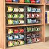imageSimple Houseware Stackable Can Organizer Rack for PantryCabinet  115quot D x 17quot W x 1375quot H Holds 36 Cans 3Tier Can Food Storage Dispenser ChromeChrome