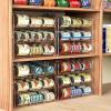imageSimple Houseware Stackable Can Organizer Rack for PantryCabinet  115quot D x 17quot W x 1375quot H Holds 36 Cans 3Tier Can Food Storage Dispenser ChromeRose Gold