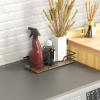 imageSimple Houseware Wall Mount Ironing Board Holder with Storage Shelf Black