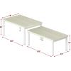 imageSimple Houseware Wooden Top Expandable Stackable Kitchen Cabinet and Counter Shelf Organizer Rustic BrownMaple