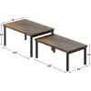 imageSimple Houseware Wooden Top Expandable Stackable Kitchen Cabinet and Counter Shelf Organizer Rustic BrownRustic Brown