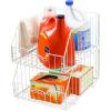 imageSimple Houseware 2 Pack Stackable Large Wide Entry Basket Bin White 17InchWhite