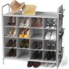 imageSimple Houseware 4Tier 16 Cube Shoe Cubby Rack Organizer Gray