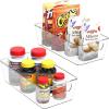 imageSimple Houseware Clear Storage Bins Organizer for Freezer  Fridge  Pantry 12 x 62 x 34 4 Packs2 Pack  12 x 6 x 34