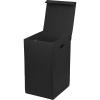 imageSimple Houseware Foldable Laundry Hamper Basket with Lid BlackBlack