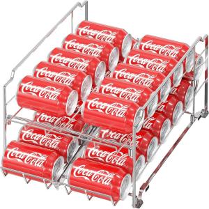 imageSimple Houseware Dual Row Front Loading Can Dispenser ChromeChrome