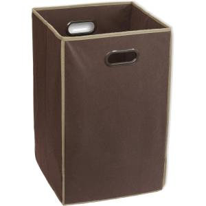 imageSimple Houseware Foldable Closet Laundry Hamper Basket BlackBrown