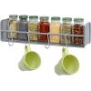 imageSimple Houseware Wall Mounted Spice Rack Shelves Organizer Bronze 3PackSilver